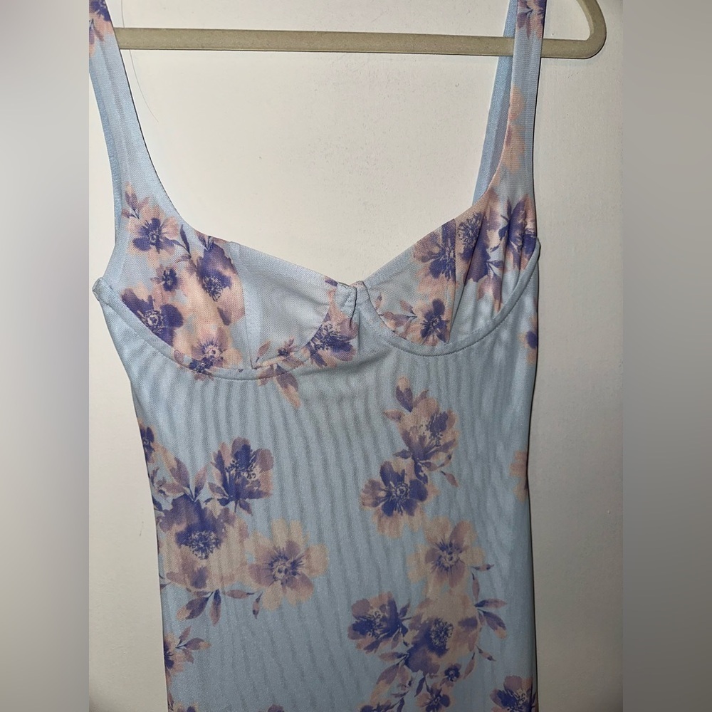 Peppermayo Exclusive Charity Maxi Floral Blue Dress Size US 2 - Picture 8 of 11
